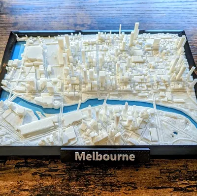 Mô hình 3D Thu nhỏ Melbourne Úc