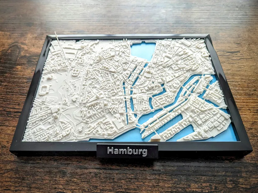 Mô hình 3D thu nhỏ Hamburg, Đức - Image 1