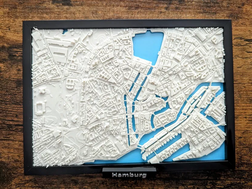 Mô hình 3D thu nhỏ Hamburg, Đức - Image 2