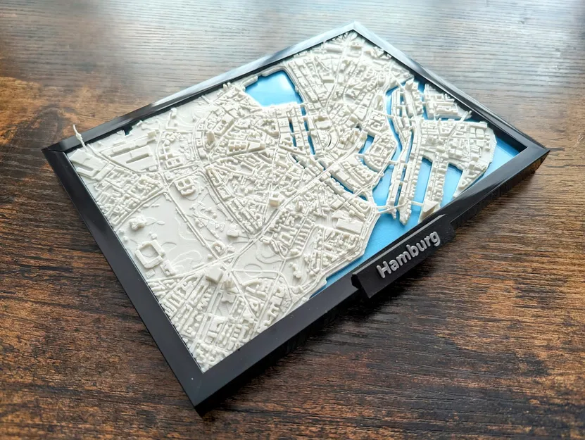 Mô hình 3D thu nhỏ Hamburg, Đức - Image 3