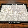 Mô Hình Thu Nhỏ 3D Philadelphia Pennsylvania - Thumbnail 1