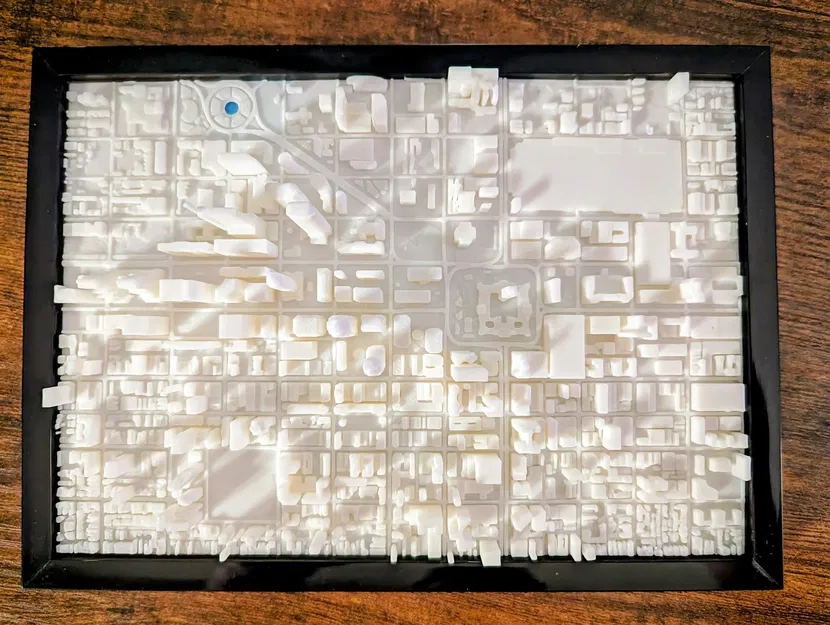 Mô Hình Thu Nhỏ 3D Philadelphia Pennsylvania - Image 2