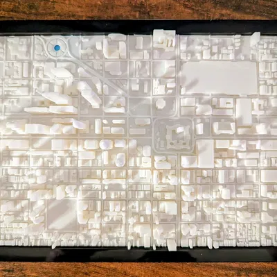 Mô Hình Thu Nhỏ 3D Philadelphia Pennsylvania