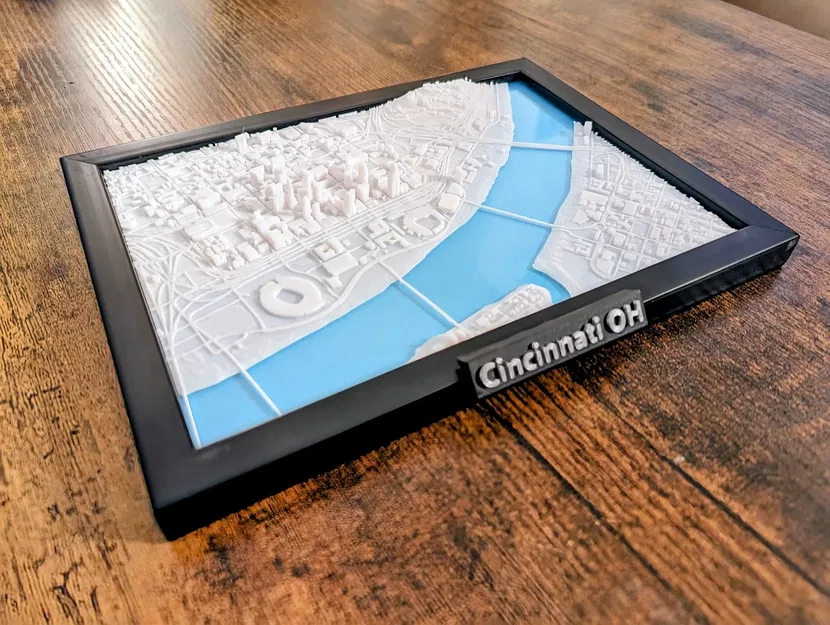 Mô hình 3D thu nhỏ Cincinnati Ohio - Image 2
