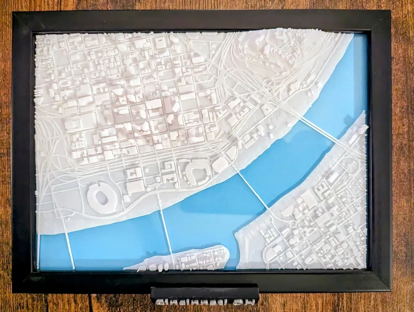 Mô hình 3D thu nhỏ Cincinnati Ohio - Image 3