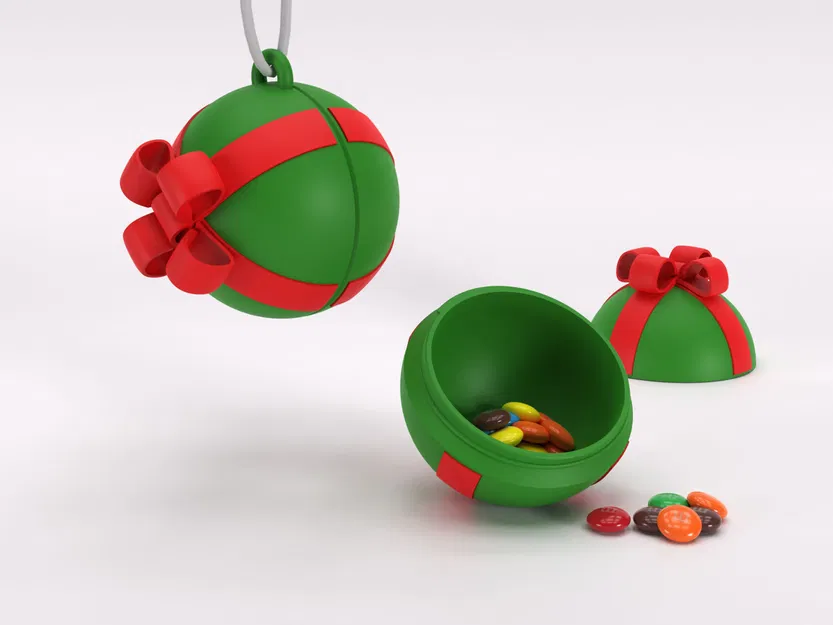 Quả châu Giáng sinh có chỗ giấu quà bí mật - Image 1