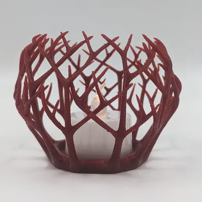 Chân Nến Cây Kinh Dị Halloween - Trang Trí Ma Quái In 3D