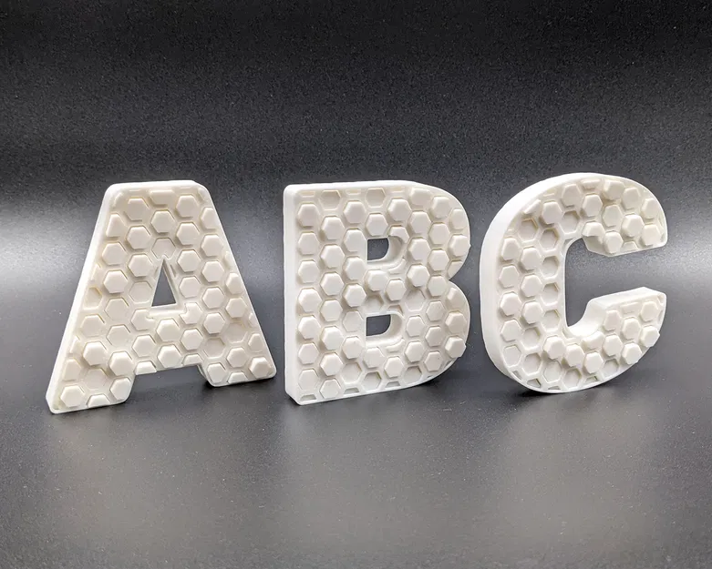 Chữ Cái Tổ Ong Fidget 3D - ABC - Image 2