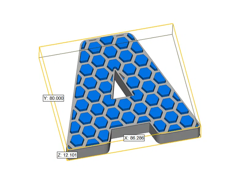 Chữ Cái Tổ Ong Fidget 3D - ABC - Image 4