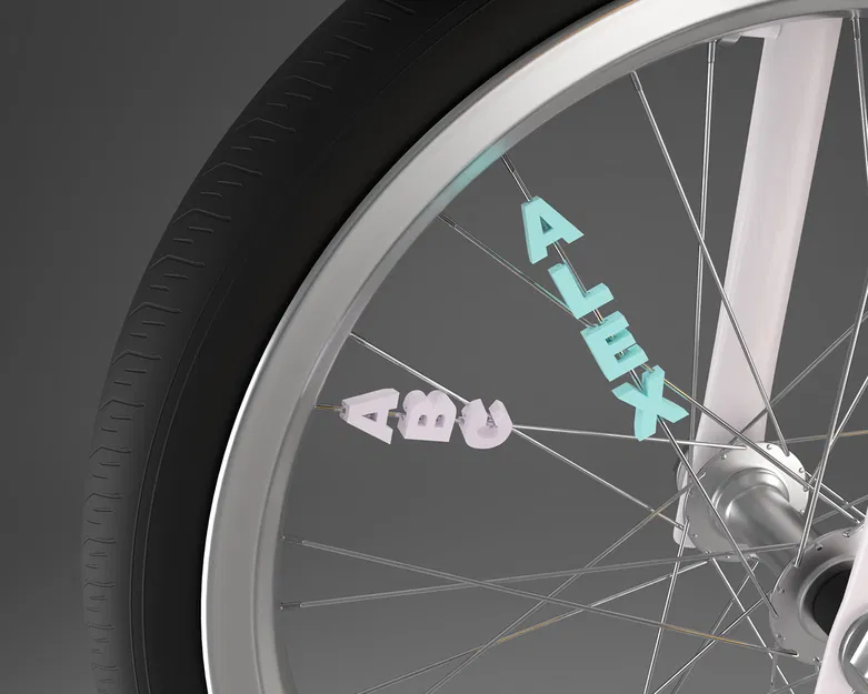 Chữ Cái Hạt Nan Hoa Xe Đạp - Image 1