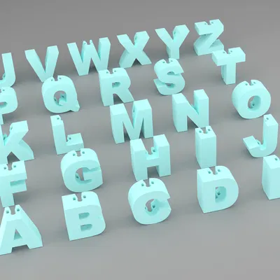 Chữ Cái Hạt Nan Hoa Xe Đạp