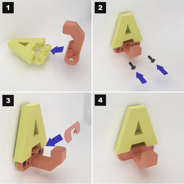Móc Treo Chữ Cái - Tự Tạo Tên Hoặc Thông Điệp Của Riêng Bạn - Image 4