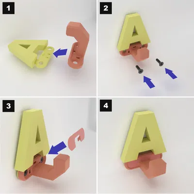 Móc Treo Chữ Cái - Tự Tạo Tên Hoặc Thông Điệp Của Riêng Bạn