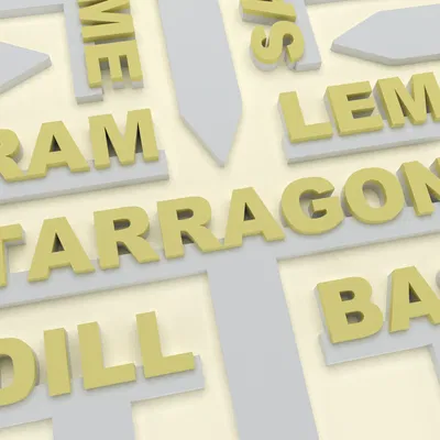 Nhãn Thảo Mộc - Font Chữ Tiêu Chuẩn