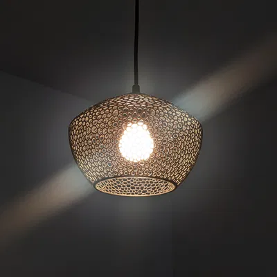 Chụp đèn cấu trúc voronoi