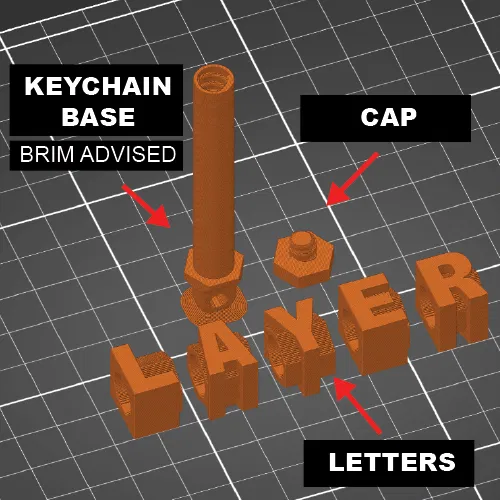 Móc khóa tên spinner tùy chỉnh - Image 5