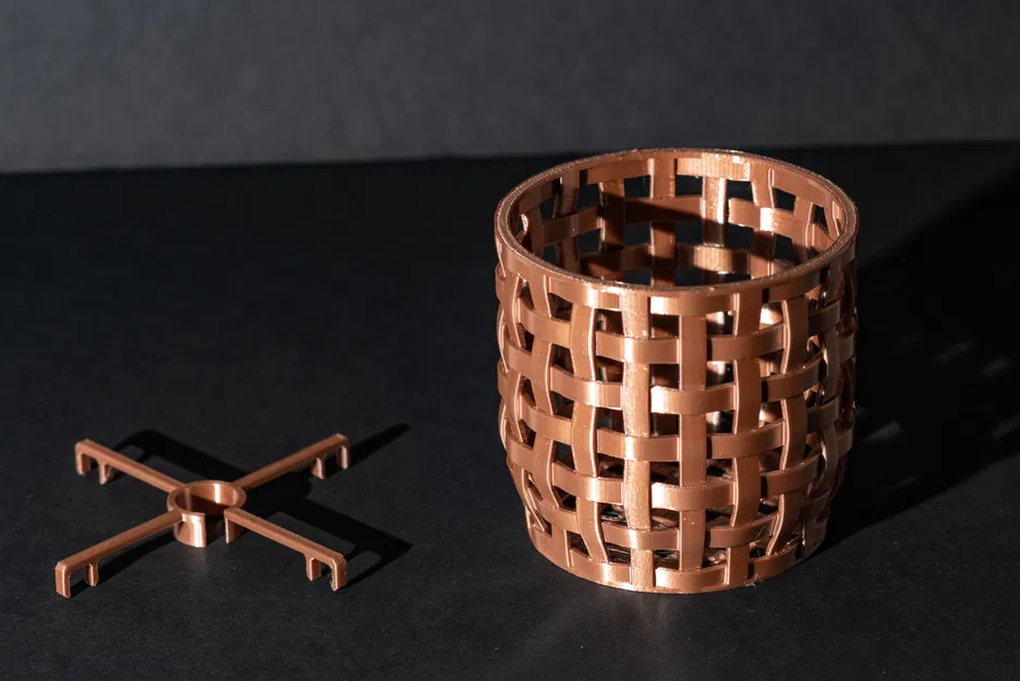 Giỏ đựng ly thủy tinh có đế đỡ cây - Image 8