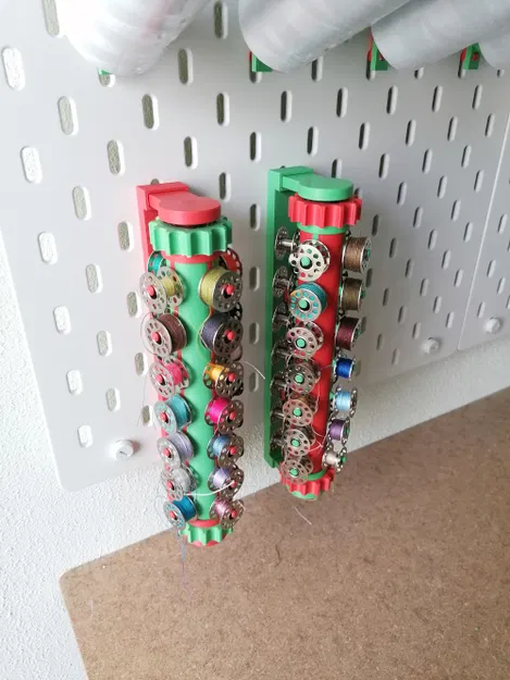 Giá đỡ cuộn chỉ cho bảng IKEA Skadis - Image 1