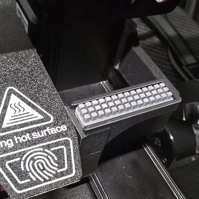 Bộ Gắn Vòi Phun Tự Vệ Sinh Cho Ender 3 S1 & Tương Tự - Lưỡi Gạt Silicone Bambulab A1