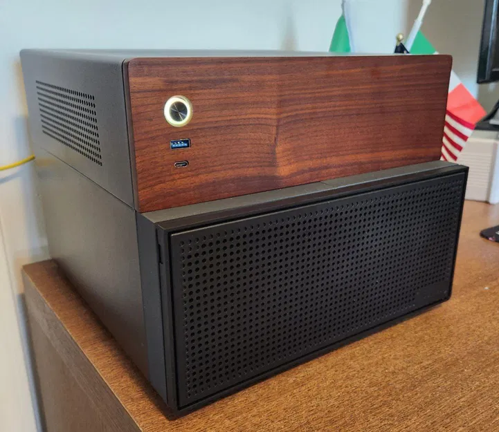 Jonsbo N4 - Bộ Chuyển Đổi Mặt Trước Cho 2 Quạt SLIM - Image 5