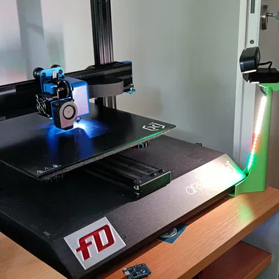 Kẹp gắn webcam có LED cho Artillery Sidewinder X2 / X1