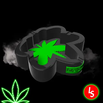 Khay Đựng Tàn Thuốc Lá & Khay Đựng Đồ Hình Lá Cần Sa