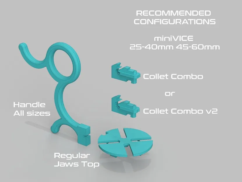 miniVICE X-Series - Dụng cụ giữ mô hình mini dạng module, hệ thống sơn và hobby - Image 3