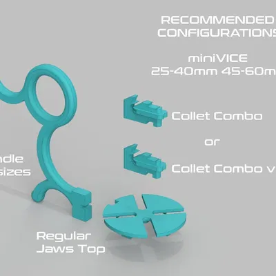 miniVICE X-Series - Dụng cụ giữ mô hình mini dạng module, hệ thống sơn và hobby