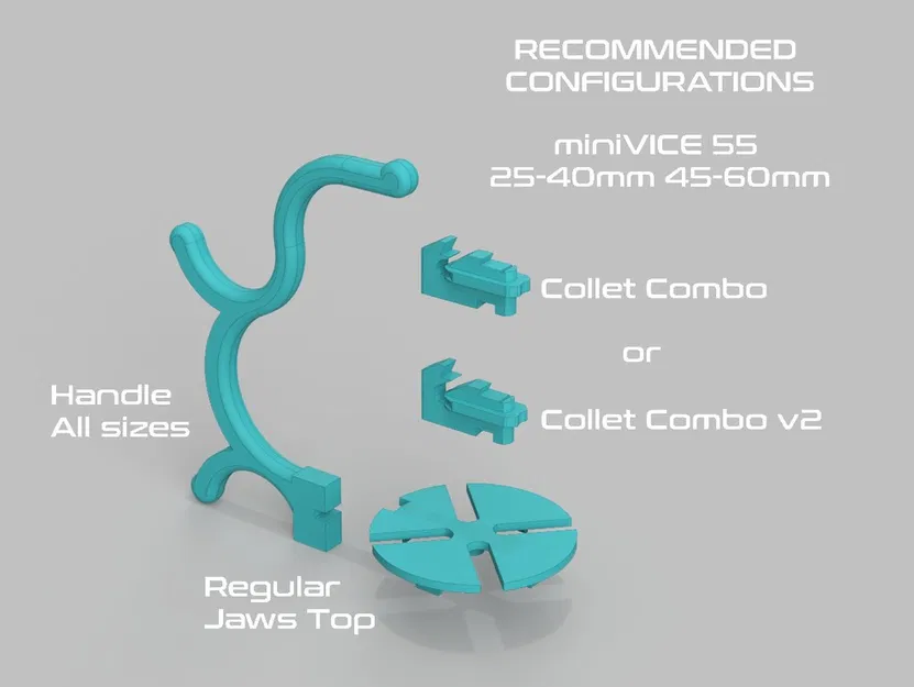 miniVICE X-Series - Dụng cụ giữ mô hình mini dạng module, hệ thống sơn và hobby - Image 5