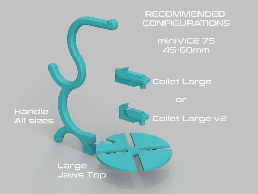 miniVICE X-Series - Dụng cụ giữ mô hình mini dạng module, hệ thống sơn và hobby - Image 6