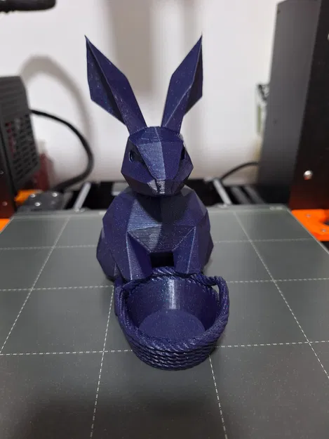 Giỏ đựng trứng Phục Sinh hình thỏ (Không cần support) - Image 4