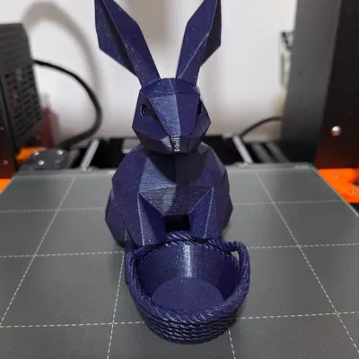 Giỏ đựng trứng Phục Sinh hình thỏ (Không cần support)