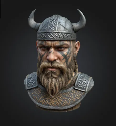 Tượng Bán Thân Viking - Image 1