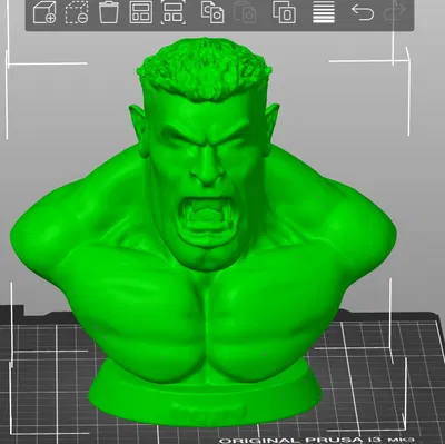 Tượng bán thân Hulk