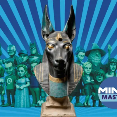 Tượng Bán Thân Anubis