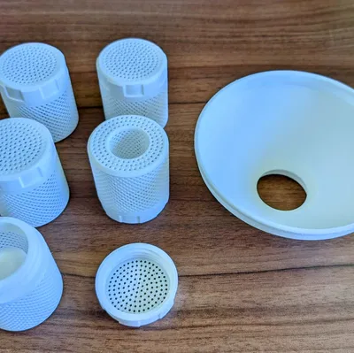 Hộp Đựng Chất Hút Ẩm và Phễu Cho Cuộn Filament