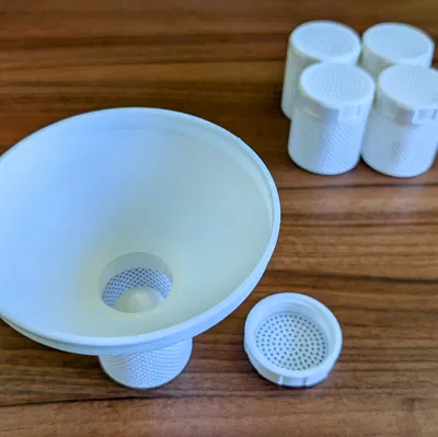 Hộp Đựng Chất Hút Ẩm và Phễu Cho Cuộn Filament