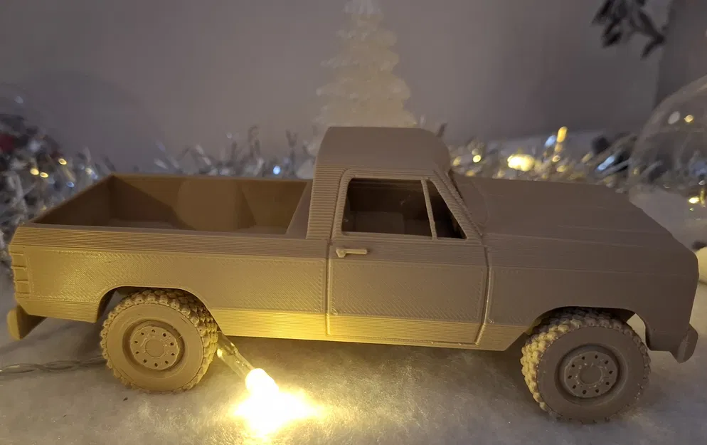 Xe Đồ Chơi Dodge Ram 1985 In Liền - Image 2