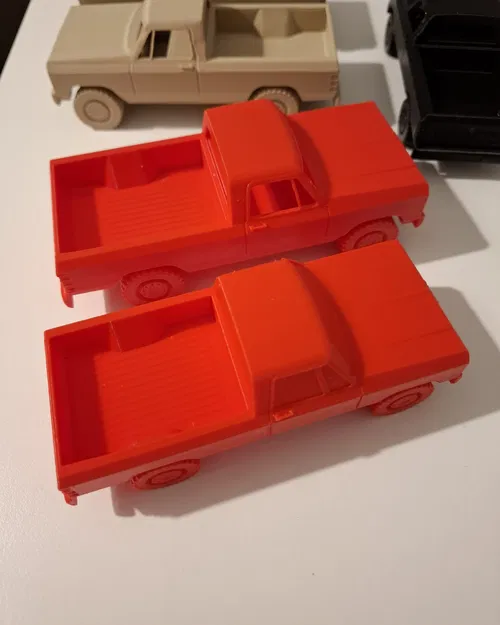 Xe Đồ Chơi Dodge Ram 1985 In Liền - Image 6