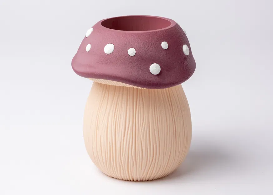 Chậu Hoa Nấm (Toadstool Vase) - Trang Trí Rừng Xanh Tưởng Tượng - Image 2
