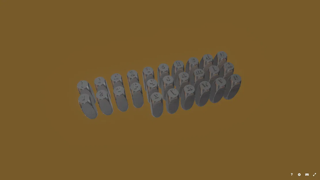 Con dấu chữ làm bằng đất sét - Image 1