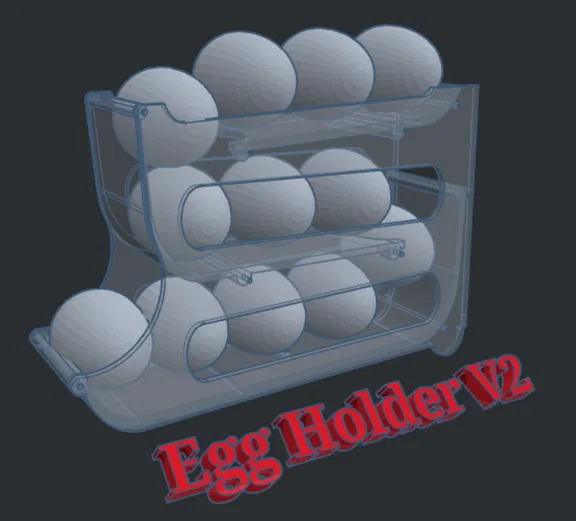 Giá Đỡ Trứng V2 - Nhỏ Gọn & Chỉ Còn 2 Bộ Phận - Image 1