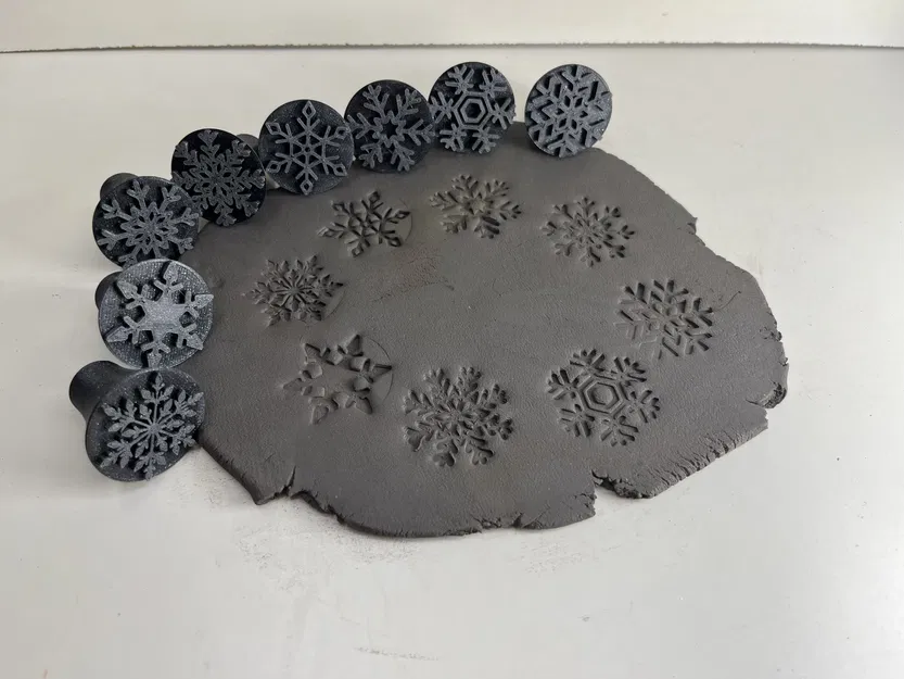 Khuôn Dập Gốm/Bột - Hình Tuyết - Image 1