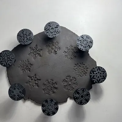 Khuôn Dập Gốm/Bột - Hình Tuyết