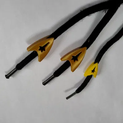 STAR TREK huy hiệu hạt / Hạt charm (hai phiên bản!)