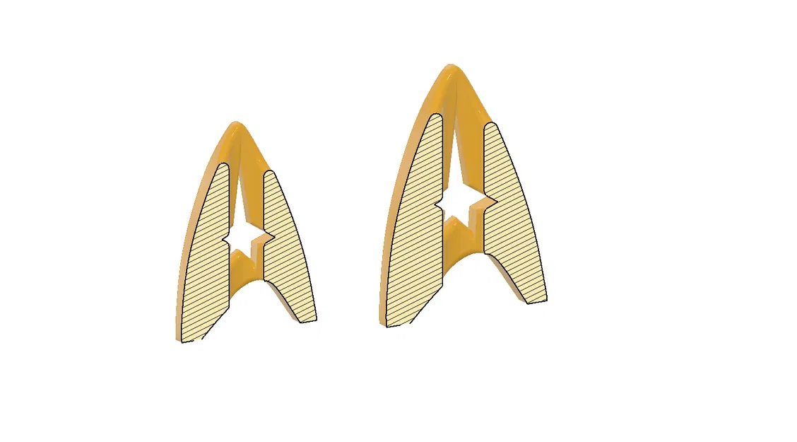 STAR TREK huy hiệu hạt / Hạt charm (hai phiên bản!) - Image 5