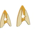 STAR TREK huy hiệu hạt / Hạt charm (hai phiên bản!) - Thumbnail 5