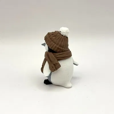 Chim Cánh Cụt Mùa Đông Dễ Thương