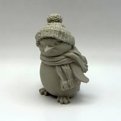 Chim Cánh Cụt Mùa Đông Dễ Thương