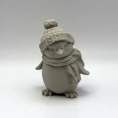 Chim Cánh Cụt Mùa Đông Dễ Thương